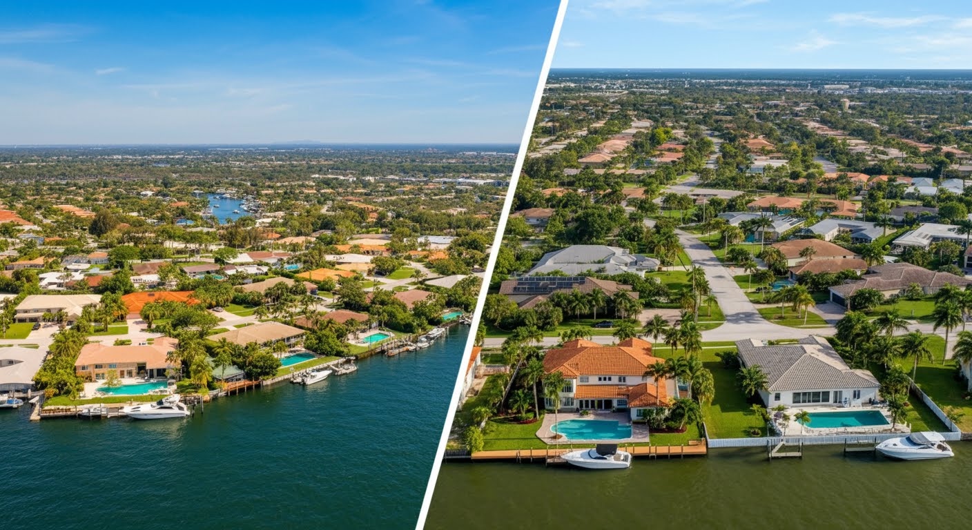 Buying Near Cape Coral Canals: Yacht Club, SE, NW, and SW Compared — illustrative photo